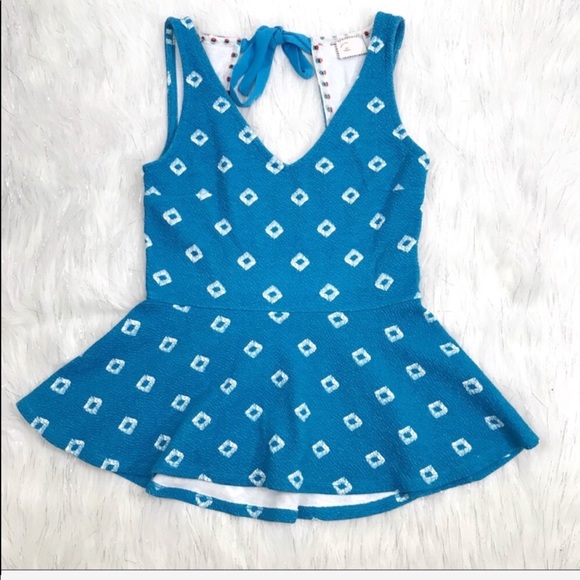 Anthropologie Tops - Anthropologie Postmark Flynn Peplum Tank NWOT